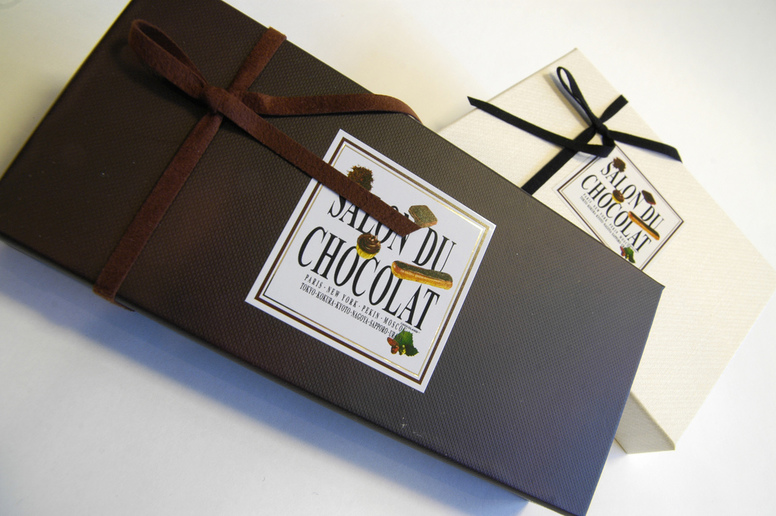 Krabička výběrové čokolády ze Salon du Chocolat
