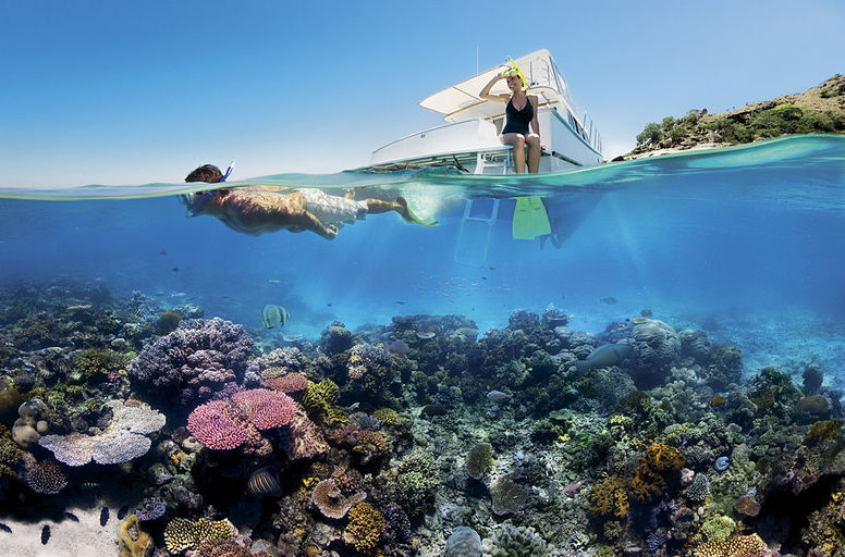 Šnorchlování u Great Barrier Reef